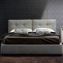 Hotspring Button Tufted Headboard Bed