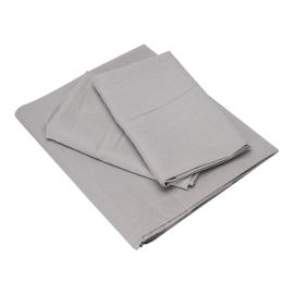 Dyed Flat Sheet Set - Fermanville Flat Sheet (240x260cm) + Pillow Cases (50x80cm)