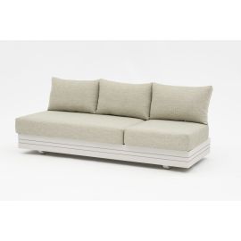 Largo White 3-seater Sofa
