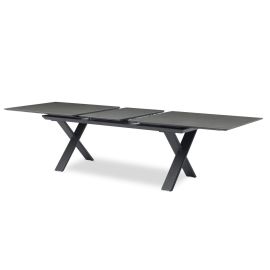 Albatros Alu Extension Table Ceramic Top Charcoal 240/300cm (without chairs)