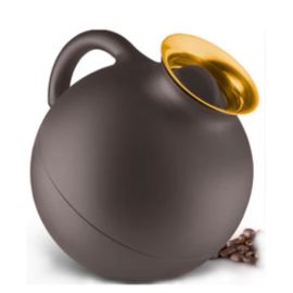  Vacuum Jug Globe 1.0L - Chocolate Gold Rim
