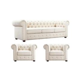 Maharat Al Bahar 5-Seater Chester Hill Sectional Sofa Set Beige 320x80x80cm