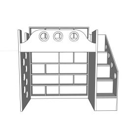 Coral Bunk bed