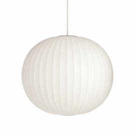 Pendant Light, Crisscross Bubble, Mulberry Silk