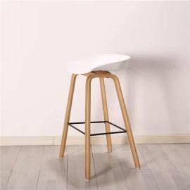 High Bar Chair Bar Stool For Bar Counter Home Kitchen Dining Room Furniture-White