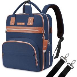 Little Story 2in1 Diaper Bag w/ Sanitizer Bottle keychain & Stroller Hooks