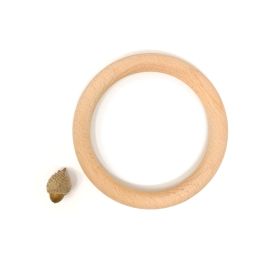 Grapat 3 x big hoops natural wood (divisible pack)