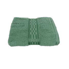 BYFT Home Ultra Hand Towel 50 x 90 Cm 550 Gsm Green 100% Cotton Set of 01
