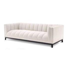 Ditmar Boucle Sofa, Upholstered Loveseat Sofa, Channel Tufted couch, settee Cozy Minimalist Modern Style for Living and Family Room furniture