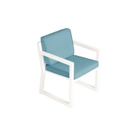 Bali White Dining Armchair