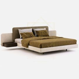 Amanda Modern Upholstered Bed 200 x 200 Super King Size Bed with Mattress