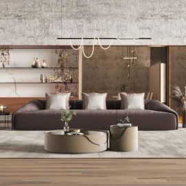 Cameron Sofa, Upholstered Velvet couch, settee Cozy Modern Style for Living and Family Room furniture