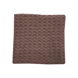 BYFT Orchard Heavy Waffle Towel 70 x 140 Cm 300 Gsm Dark Brown 100% Cotton Set of 04