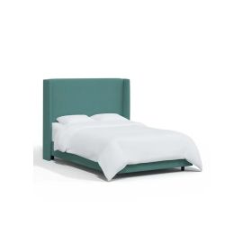 Goodrich Velvet Upholstered Bed 120x200cm Twin size Bed in Teal Color