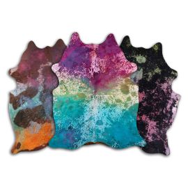 Faux Hide Rugs - Tie Dye Collection