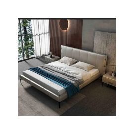 California Stylish Modern Design Villa 100x200cm Single size Bed in Grey Color