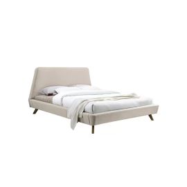 Arroyo Upholstered Bed 160x200cm Queen size Bed in Beige Color