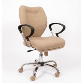 Crescent: Mid Back Office Chair-Beige