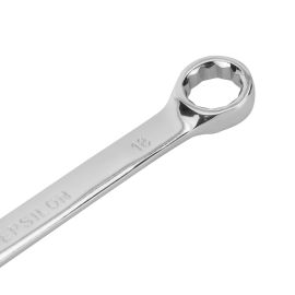 Epsilon 18 MM Combination Wrench- ET1142| Drop Forged Steel, Fully Polished, Hardened and Tempered, Highly Durable, Perfect for Hardening and Loosening Nuts| Silver