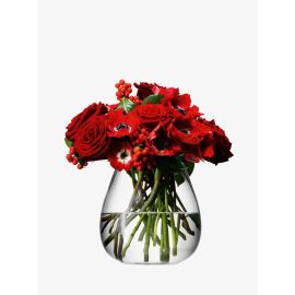 Flower Table Bouquet Vase H17cm Clear