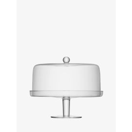 Klara Cakestand & Cover Ø33cm/Ø30cm H30cm Clear