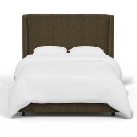 Goodrich Velvet Upholstered Bed 100x200cm Single size Bed in White Color