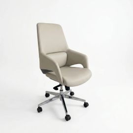 Hyman Mid Back Office Chair- White - Med