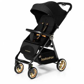 Baby Stroller Lightweight Easy to Fold Compact Strollers Buggy Portable Travel Stroller for Airplane Kid A5-Black