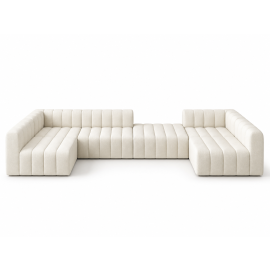 Chelsea Channel Velvet Modular Sectional Sofa Set Convertible 6-Seater Sofa