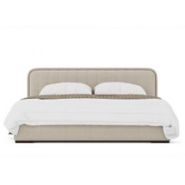 Kosmo K35 Bed in Blue Color-160x200cm-Beige