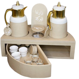 Rotary Leather Tea - Coffee Set