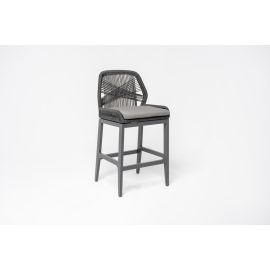 Leon Charcoal Bar Chair