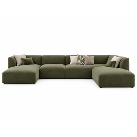 Eliza Fabric Sectional Sofa Set