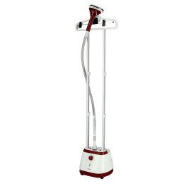 Olsenmark Double Stand Garment Steamer, 1980W - 2.0L Transparent Water Tank - Double Tube - No Water Dropping - Stainless Steel Nozzle