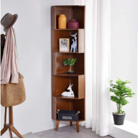 Balanbo Corner Book Cabinet - 5 Layer
