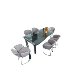 Policleto Expandable Elegance Dining Table