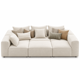 Coburn 6 piece pit sectional Sofa with Down Feather and Poly Fiber