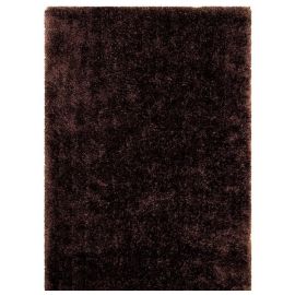 Fluffy rug-Brown-High Pile- 80x150 cm