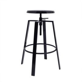 Jeffcoco Furniture Steel Bar Stool,High Bar Chair Counter Chair Bar Stool Indoor Chair Home Bar Stool 4 leg High Chair -One