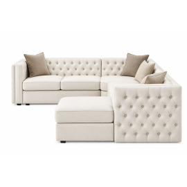 Ragnar Wide Velvet Left Hand Facing Corner Sectional