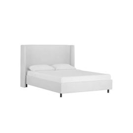 Goodrich Velvet Upholstered Bed 100x200cm Single size Bed in White Color