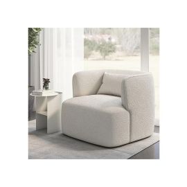 Joywell Armchair in Multi-Colors in White Color