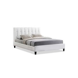 Vino Modern Bed 100x200cm Single size Bed in White Color