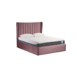 Hampton Ottoman Bed 180x200cm King size Bed in Pink Color