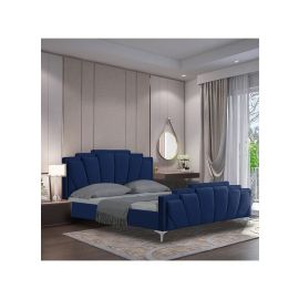 Bianca Modular Sofa in Corduroy Fabric in Blue and Teal Color Modular Sofa 220cm