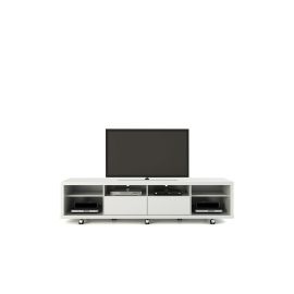 Heanor TV Stand for TVs up to 70 Inch in White Color