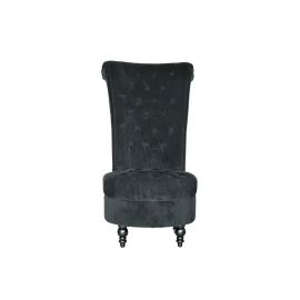Lotus High Back Chair in Black Color