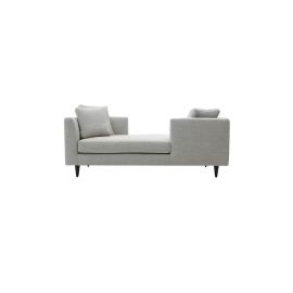 Corvi Double End Chaise Lounge in Grey Color Chaise Lounge
