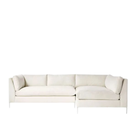 Decker 2-Piece Sectional Sofa, Couch, loveseat, settee