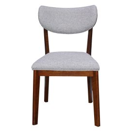 Jilphar Classical Armless Dining Chair - Light Grey